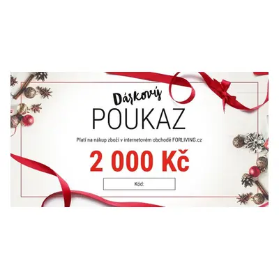 Dárkový poukaz 2 000 Kč