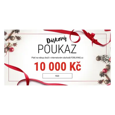 Dárkový poukaz 10 000 Kč