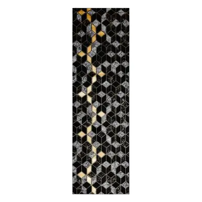 Běhoun Gloss 400B 86 3D geometric black/gold