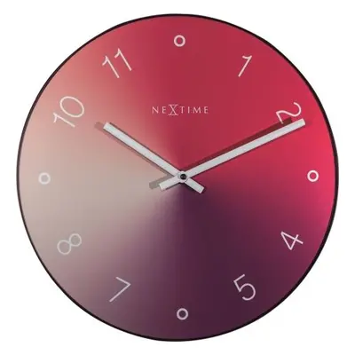 Nástěnné hodiny 8194ro Nextime Gradient 40cm