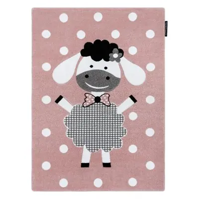 Dětský kusový koberec Petit Dolly sheep pink