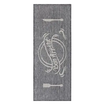 Běhoun Cucina Bon Appetit 105622 Grey Cream