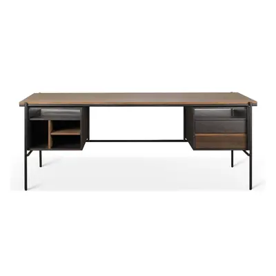 Ethnicraft designové pracovní stoly Oscar Desk 2 Drawers