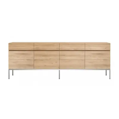 Ethnicraft designové komody Ligna Sideboard - 4 doors, 4 drawers