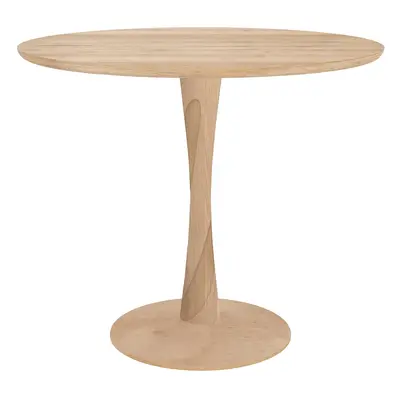 Ethnicraft designové jídelní stoly Torsion Dinning Table (průměr 90 cm)