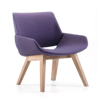 Designová křesla Monk Easy Wood Base Armchair