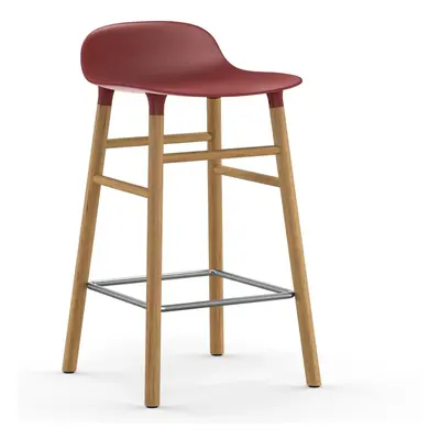 Normann Copenhagen designové barové židle Form Barstool Wood (65 cm)