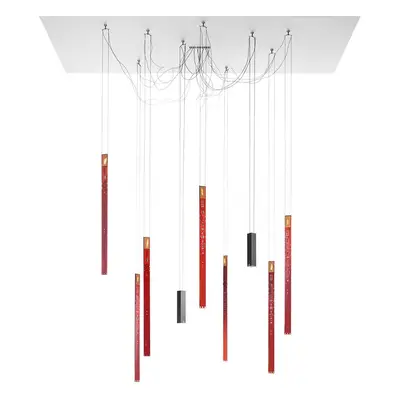 Maurer designová závěsná svítidla Flying Flames - základna (114 x 40 cm)