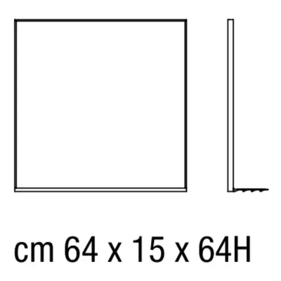 Horm designová zrcadla Gill (64 x 64 cm)