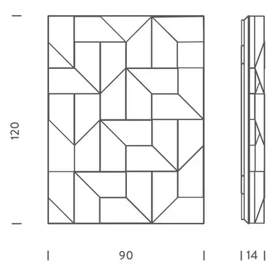 Nemo designová nástěnná svítidla Shadows Grand