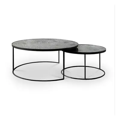 Ethnicraft designové konferenční stolky Nesting Coffe Table Set