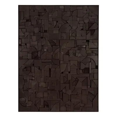 Ethnicraft designové nástěnné dekorace Bricks Wall Art (120 x 90 cm)