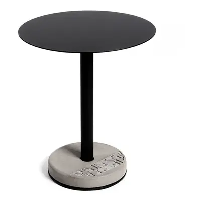 Lyon Beton jídelní stoly Donut Round Bistro Table In Black