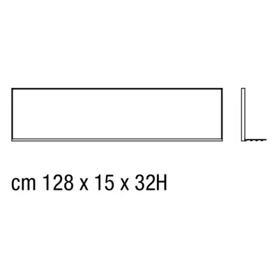 Horm designová zrcadla Gill (128 x 32 cm)