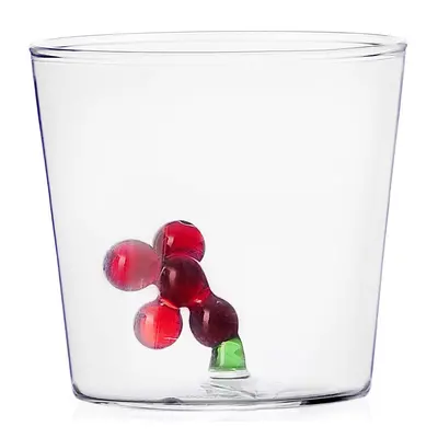 Ichendorf Milano designové sklenice na vodu Greenwood Red Berries Tumbler