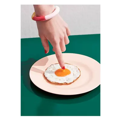 Paper Collective designové moderní obrazy Fried Egg (70 x 100 cm)