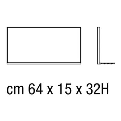 Horm designová zrcadla Gill (64 x 32 cm)