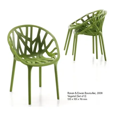 Vitra designové miniatury Vegetal Chair (3 kusy)