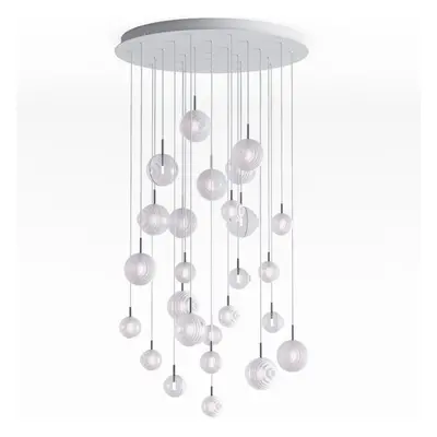 Bomma designová závěsná svítidla Dark & Bright Star Chandelier Round 26