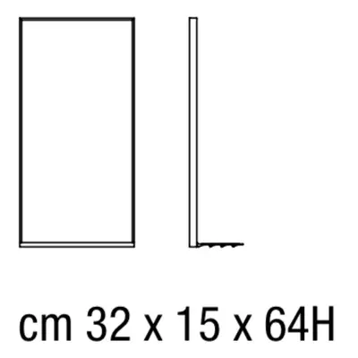 Horm designová zrcadla Gill (32 x 64 cm)