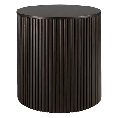 Ethnicraft designové odkládací stolky Mahogany Roller Max Round Side Table