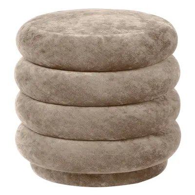 Ferm Living designové stoličky Pouf Faded Velvet Round