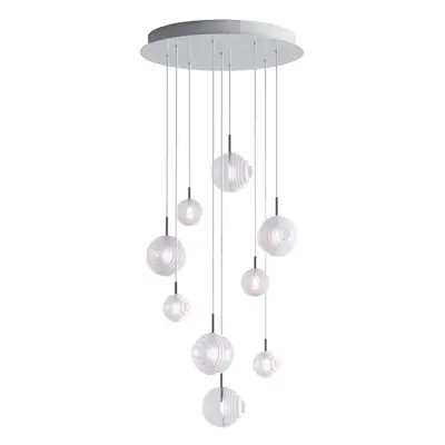 Bomma designová závěsná svítidla Dark & Bright Star Chandelier Round 9