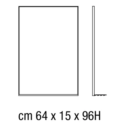 Horm designová zrcadla Gill (64 x 96 cm)