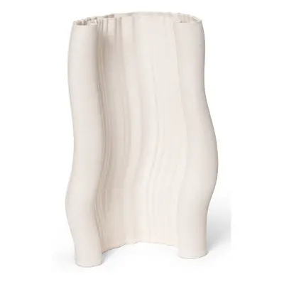 Ferm Living designové vázy Moire Vase Off-White