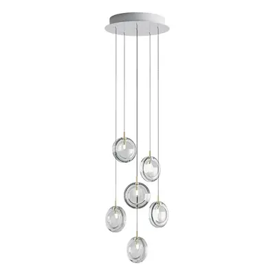 Bomma designová závěsná svítidla designová závěsná svítidla Lens Chandelier Round 6