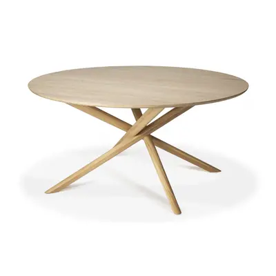 Ethnicraft jídelní stoly Mikado Dining Table Round (průměr 150 cm)