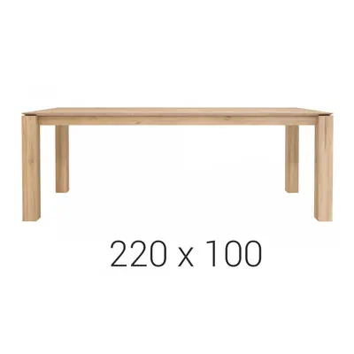 Ethnicraft designové jídelní stoly Slice Dining Table (220 x 76 x 100 cm)