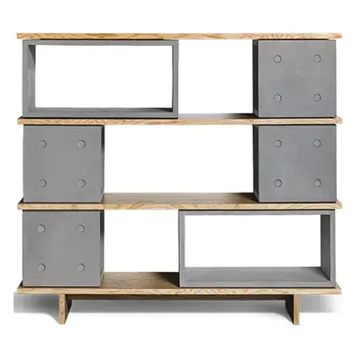 Lyon Beton designové komody Dice Bookcase 4M2L (šířka 154 cm)