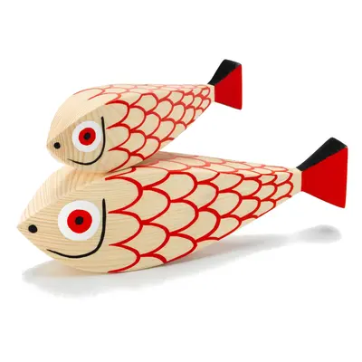 Vitra designové figurky Wooden Dolls Mother Fish & Child