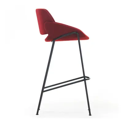 Designové barové židle Monk Barstool Backrest High (výška sedáku 75 cm)