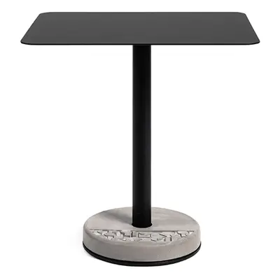 Lyon Beton jídelní stoly Donut Rectangular Bistro Table In Black