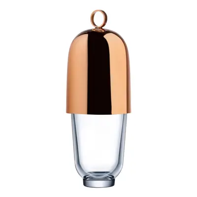 Nude designový cocktail shaker s kovovým vršekem Hepburn