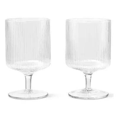 Ferm Living designové sklenice na víno Ripple Wine Glasses