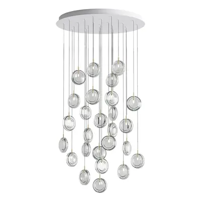 Bomma designová závěsná svítidla designová zvěsná svítidla Lens Chandelier Round 26