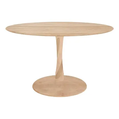 Ethnicraft designové jídelní stoly Torsion Dinning Table (průměr 127 cm)