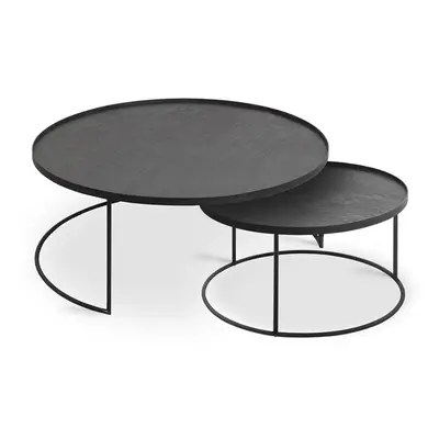 Designové konferenční stolky Round Tray Coffee Table Set Large