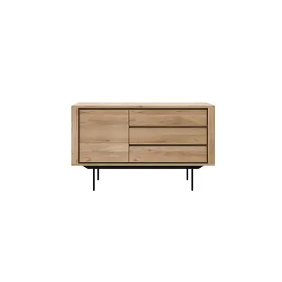 Ethnicraft designové komody Shadow Sideboard - 1 door / 3 drawers