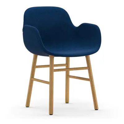 Výprodej Normann Copenhagen designové židle Form Armchair Wood (polstrování modré, dub)