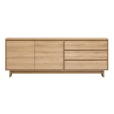 Ethnicraft designové komody Wave Sideboard - 2 doors / 3 drawers