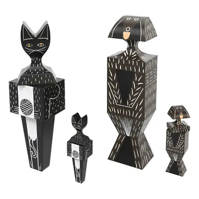 Vitra designové figurky Wooden Dolls Cat & Dog