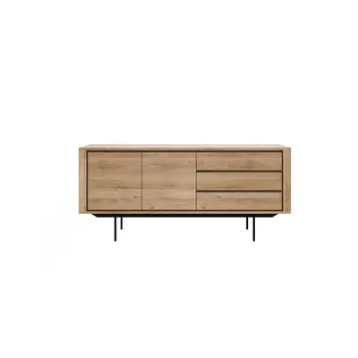 Ethnicraft designové komody Shadow Sideboard - 2 doors - 3 drawers