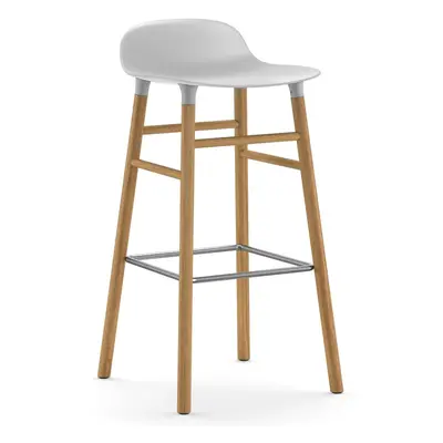 Normann Copenhagen designové barové židle Form Barstool Wood (75 cm)