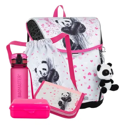 Bagmaster PRIM 23 B velký školní set pro prvňáčky - panda