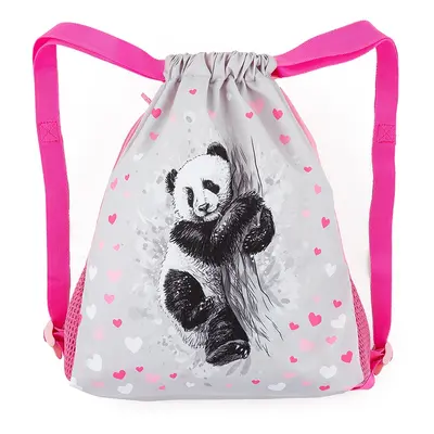 Bagmaster SÁČEK BETA 22 B školní na přezůvky / tělocvik - panda