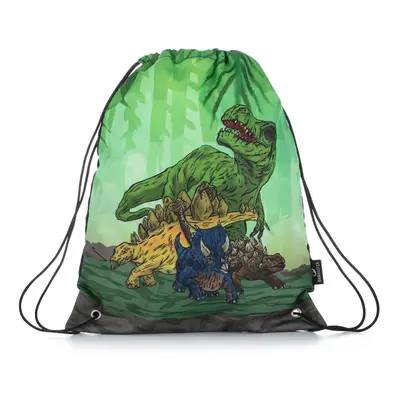 Bagmaster SÁČEK ALFA 21 C školní na přezůvky / tělocvik - dinosaur